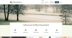 Desktop Screenshot of afjord-sparebank.no