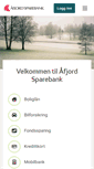 Mobile Screenshot of afjord-sparebank.no